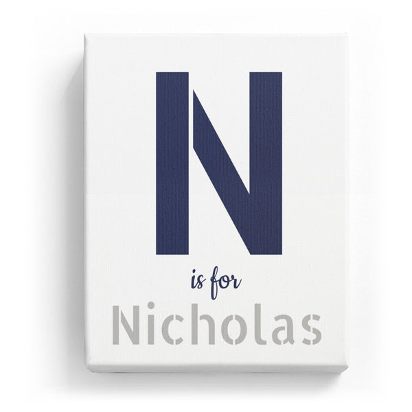 N is for Nicholas - Stylistic