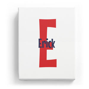 Erick Overlaid on E - Cartoony