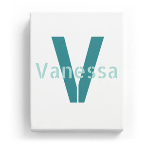 Vanessa Overlaid on V - Stylistic