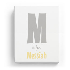 M is for Messiah - Cartoony