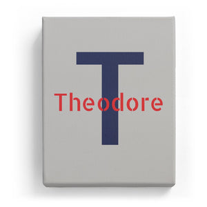 Theodore Overlaid on T - Stylistic