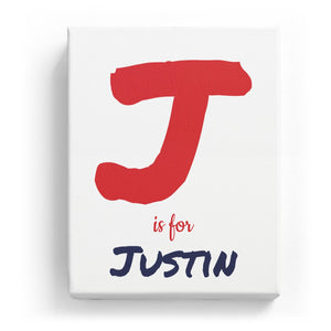 J is for Justin - Artistic