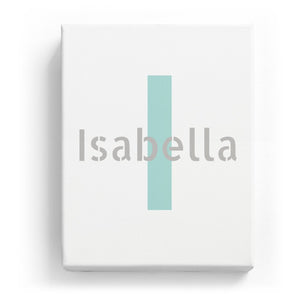 Isabella Overlaid on I - Stylistic