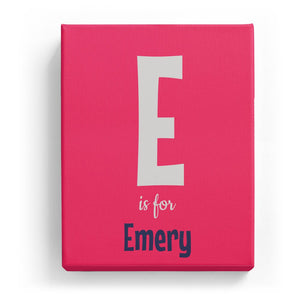 E is for Emery - Cartoony