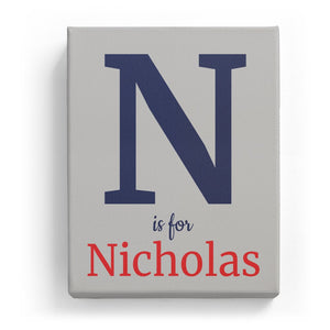 N is for Nicholas - Classic