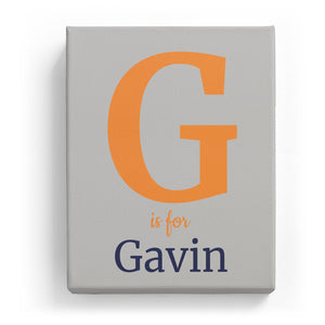 G is for Gavin - Classic