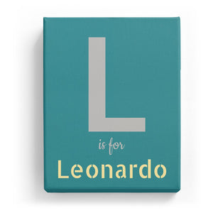 L is for Leonardo - Stylistic