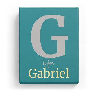 G is for Gabriel - Classic