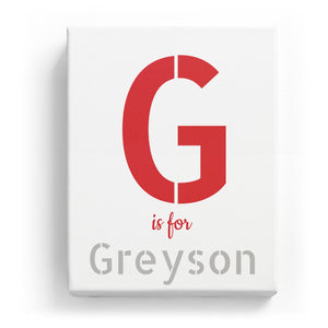 G is for Greyson - Stylistic