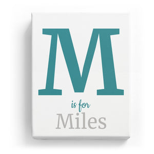 M is for Miles - Classic