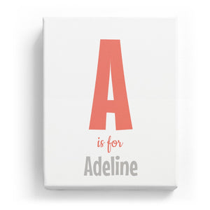 A is for Adeline - Cartoony