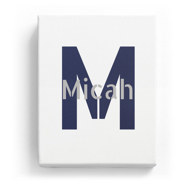 Micah Overlaid on M - Stylistic
