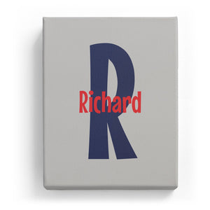 Richard Overlaid on R - Cartoony