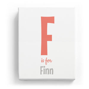 F is for Finn - Cartoony