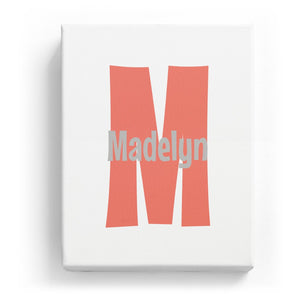 Madelyn Overlaid on M - Cartoony