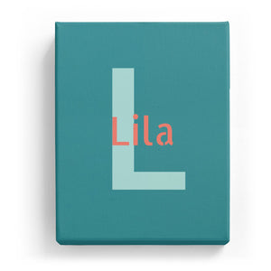 Lila Overlaid on L - Stylistic