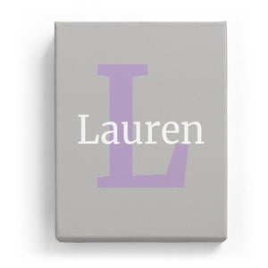 Lauren Overlaid on L - Classic