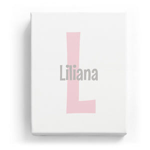 Liliana Overlaid on L - Cartoony