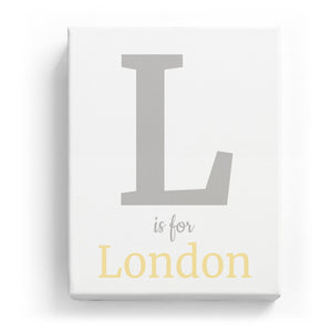L is for London - Classic
