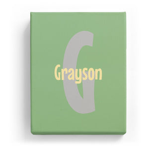 Grayson Overlaid on G - Cartoony