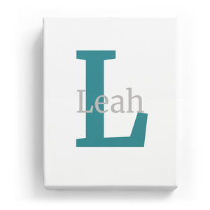 Leah Overlaid on L - Classic