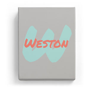 Weston Overlaid on W - Artistic