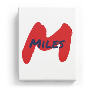 Miles Overlaid on M - Artistic