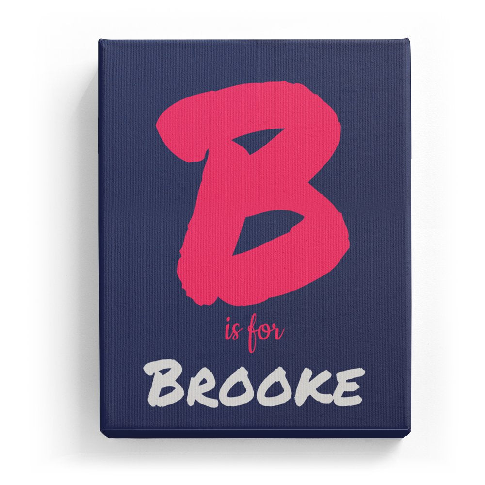 Brooke's Personalized Canvas Art