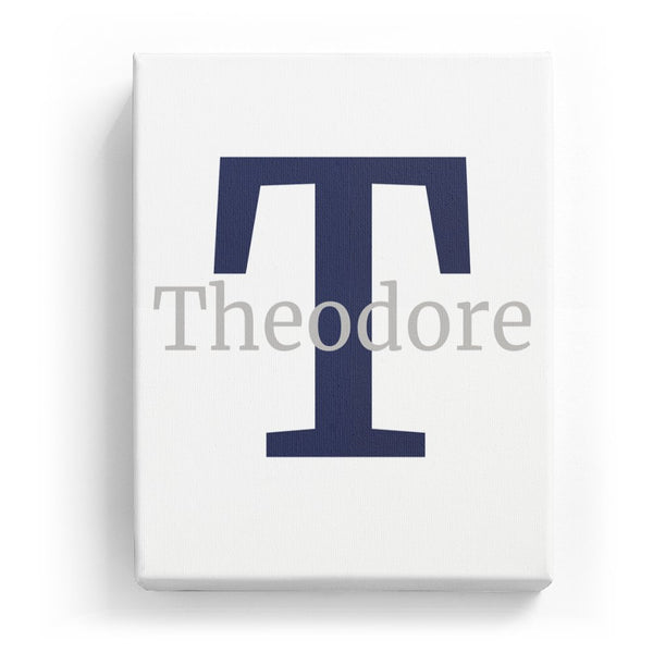 Theodore Overlaid on T - Classic