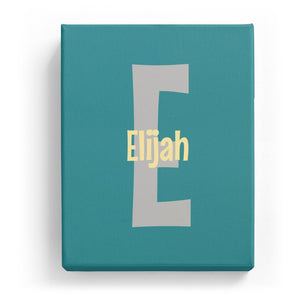 Elijah Overlaid on E - Cartoony