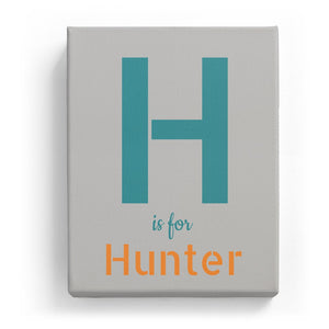 H is for Hunter - Stylistic