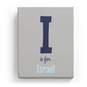 I is for Israel - Cartoony
