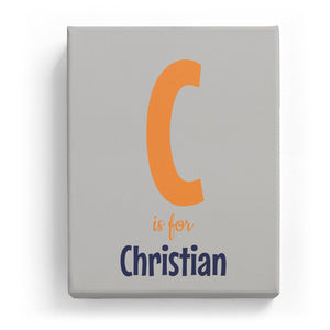 C is for Christian - Cartoony
