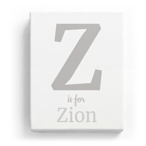 Z is for Zion - Classic