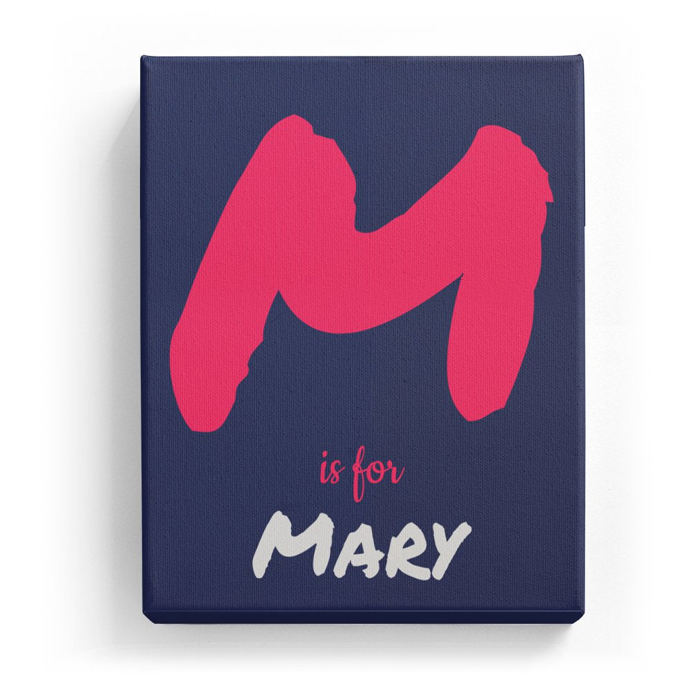 Mary's Personalized Canvas Art