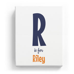 R is for Riley - Cartoony