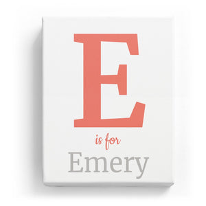 E is for Emery - Classic