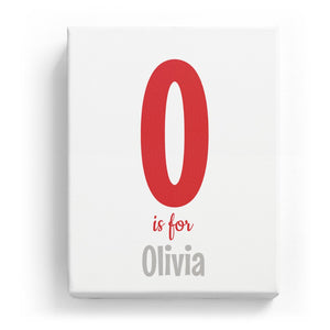 O is for Olivia - Cartoony