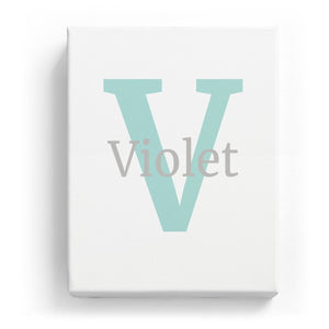 Violet Overlaid on V - Classic