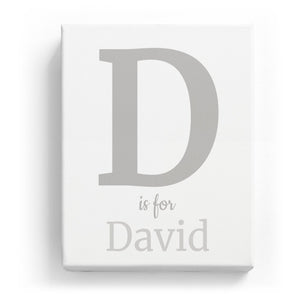 D is for David - Classic