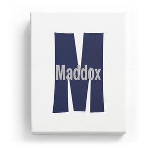 Maddox Overlaid on M - Cartoony