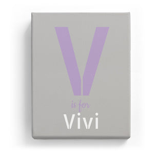 V is for Vivi - Stylistic