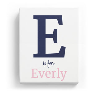 E is for Everly - Classic