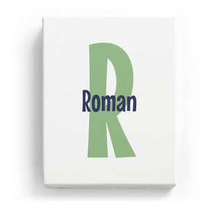 Roman Overlaid on R - Cartoony