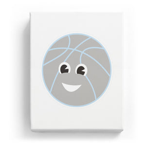 Basketball with a Face - No Background (Mirror Image)