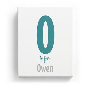 O is for Owen - Cartoony