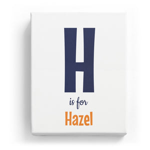 H is for Hazel - Cartoony