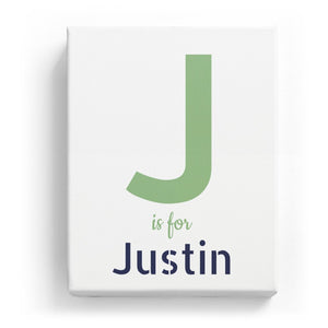 J is for Justin - Stylistic