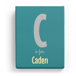 C is for Caden - Cartoony
