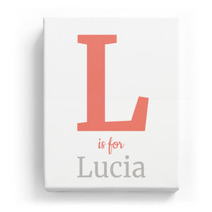 L is for Lucia - Classic